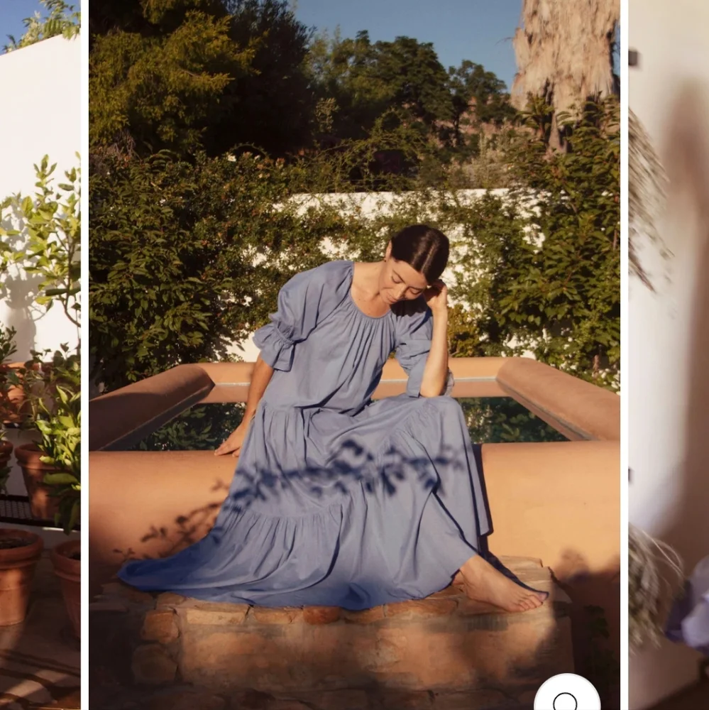 Daughters Of India Sahana Gown - Blue Lagoon - Picture 8 of 11